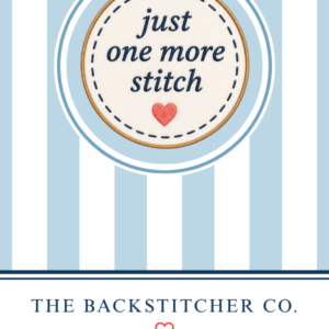 Just One More Stitch needle minder with heart