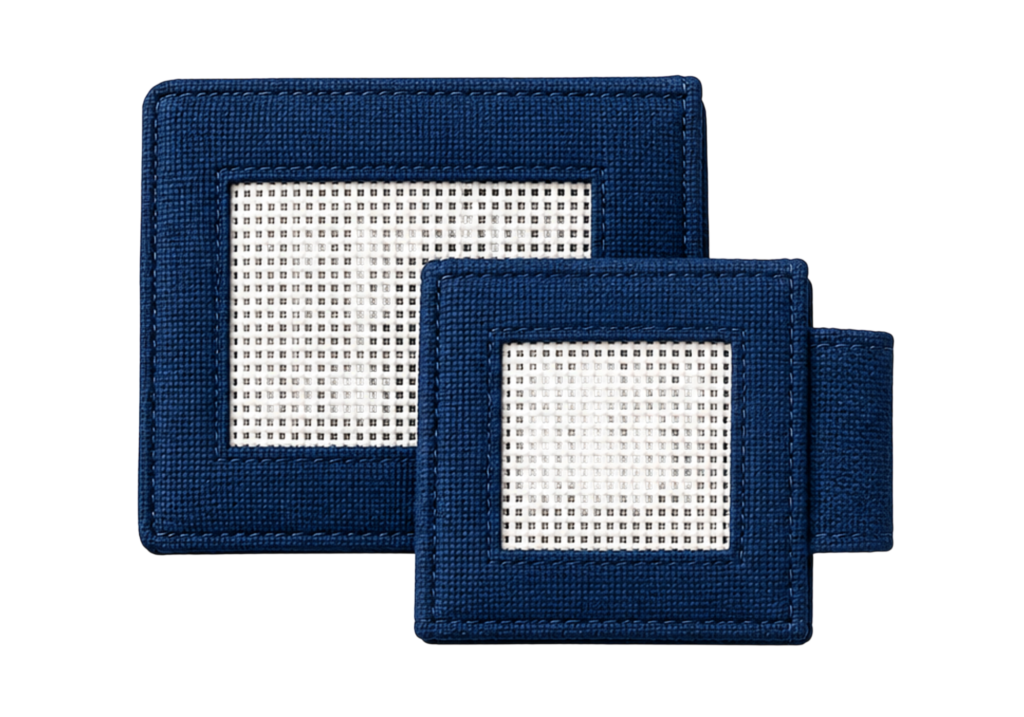 Navy Mahj On Needlepoint Mahjong Sleeve